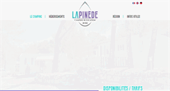 Desktop Screenshot of camping-lapinede-04.com